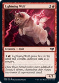 2021 Magic: The Gathering: Innistrad: Crimson Vow (VOW) - Lightning Wolf (#168, Common) (, Near Mint)