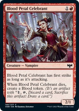 2021 Magic: The Gathering: Innistrad: Crimson Vow (VOW) - Blood Petal Celebrant (#146, Common) (, Near Mint)