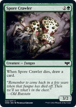 2021 Magic: The Gathering: Innistrad: Crimson Vow (VOW) - Spore Crawler (#222, Common) (, Near Mint)
