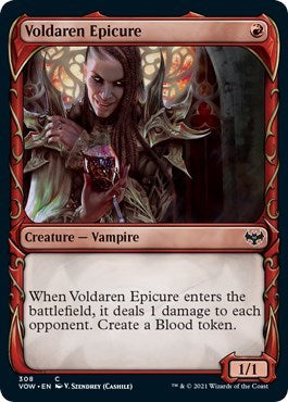 2021 Magic: The Gathering: Innistrad: Crimson Vow (VOW) - Voldaren Epicure Showcase (#308, Common) (, Lightly Played)