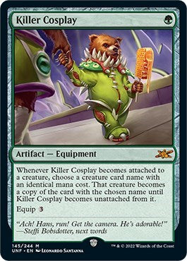 2022 Magic: The Gathering: Unfinity (UNF) - Killer Cosplay (#145, Mythic Rare) (, Near Mint)