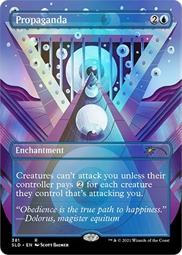 2026 Magic: The Gathering: Secret Lair Drop Series (SLD) - Propaganda 381 (#381, Rare) (Foil, Near Mint)