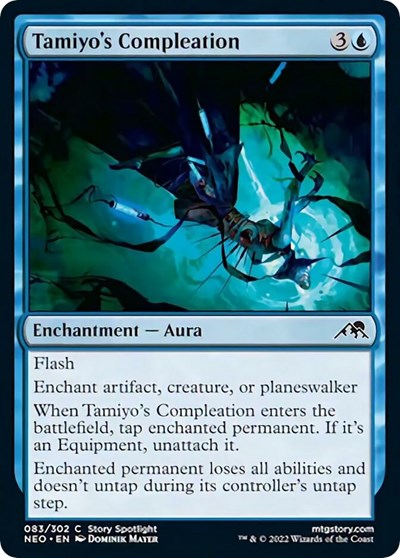 2022 Magic: The Gathering: Kamigawa: Neon Dynasty (NEO) - Tamiyos Compleation (#83, Common) (, Lightly Played)