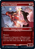 2022 Magic: The Gathering: Kamigawa: Neon Dynasty (NEO) - Peerless Samurai Showcase (#322, Common) (, Near Mint)