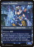 2022 Magic: The Gathering: Kamigawa: Neon Dynasty (NEO) - Covert Technician Showcase (#332, Uncommon) (, Near Mint)