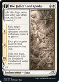 2022 Magic: The Gathering: Kamigawa: Neon Dynasty (NEO) - The Fall of Lord Konda (#12, Uncommon) (, Lightly Played)