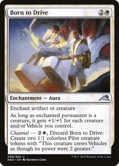 2022 Magic: The Gathering: Kamigawa: Neon Dynasty (NEO) - Born to Drive (#6, Uncommon) (, Near Mint)