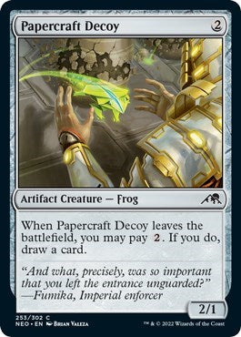 2022 Magic: The Gathering: Kamigawa: Neon Dynasty (NEO) - Papercraft Decoy (#253, Common)