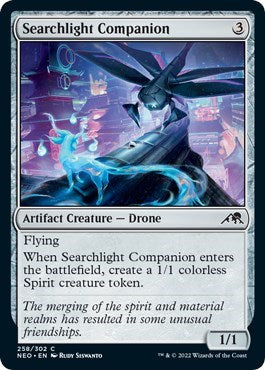 2022 Magic: The Gathering: Kamigawa: Neon Dynasty (NEO) - Searchlight Companion (#258, Common) (, Near Mint)