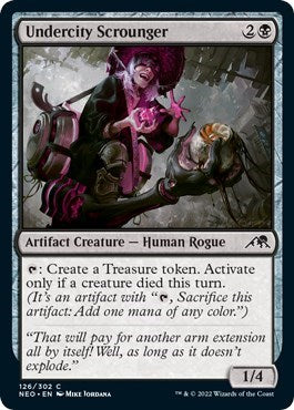 2022 Magic: The Gathering: Kamigawa: Neon Dynasty (NEO) - Undercity Scrounger (#126, Common) (, Lightly Played)