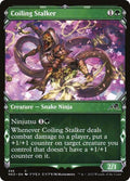 2022 Magic: The Gathering: Kamigawa: Neon Dynasty (NEO) - Coiling Stalker Showcase (#346, Common) (, Near Mint)