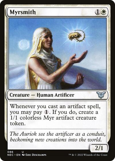 2022 Magic: The Gathering: Commander: Kamigawa: Neon Dynasty (NEC) - Myrsmith (#86, Uncommon) (, Near Mint)