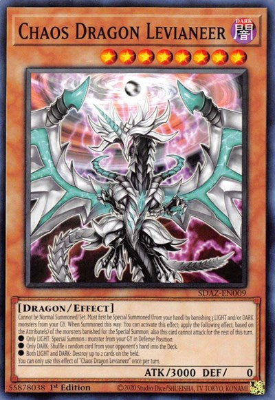 2022 YuGiOh: Structure Deck: Albaz Strike (SDAZ) - Chaos Dragon Levianeer (#SDAZ-EN009, Common) (1st Edition, Near Mint)
