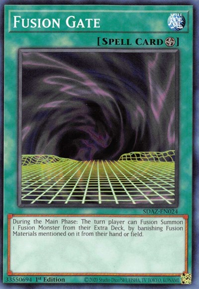 2022 YuGiOh: Structure Deck: Albaz Strike (SDAZ) - Fusion Gate (#SDAZ-EN024, Common) (1st Edition, Near Mint)