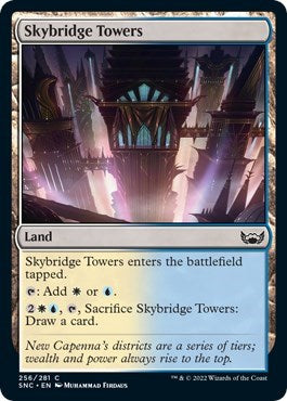 2022 Magic: The Gathering: Streets of New Capenna (SNC) - Skybridge Towers (#256, Common) (, Near Mint)