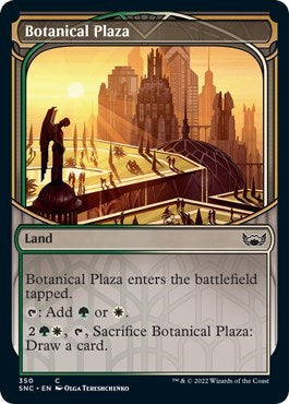 2022 Magic: The Gathering: Streets of New Capenna (SNC) - Botanical Plaza Showcase (#350, Common) (, Lightly Played)