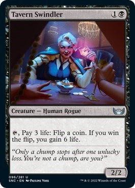 2022 Magic: The Gathering: Streets of New Capenna (SNC) - Tavern Swindler (#96, Uncommon) (, Near Mint)