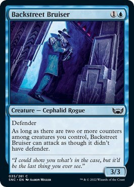 2022 Magic: The Gathering: Streets of New Capenna (SNC) - Backstreet Bruiser (#35, Common) (, Lightly Played)