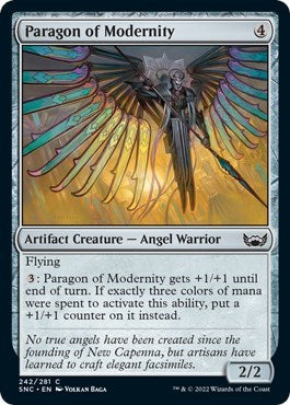 2022 Magic: The Gathering: Streets of New Capenna (SNC) - Paragon of Modernity (#242, Common)