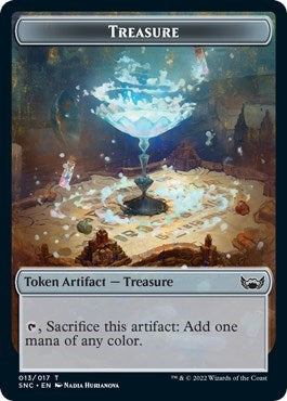 2022 Magic: The Gathering: Streets of New Capenna (SNC) - Treasure Token 013 (#13, T) (, Near Mint)