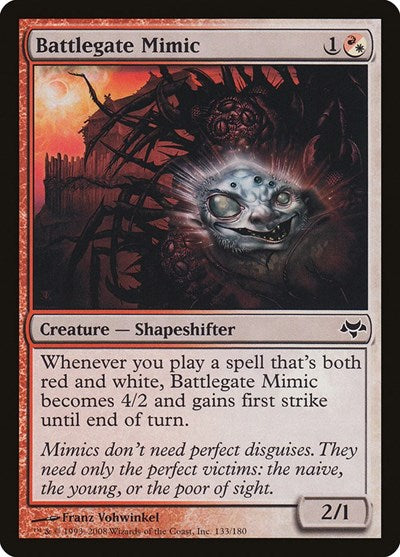 2008 Magic: The Gathering: Eventide (EVE) - Battlegate Mimic (#133, Common) (, Near Mint)