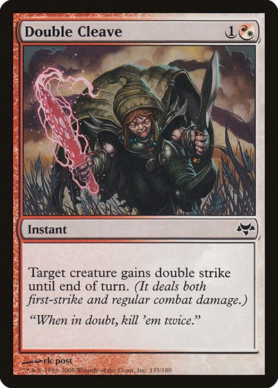 2008 Magic: The Gathering: Eventide (EVE) - Double Cleave (#135, Common) (, Near Mint)