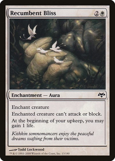 2008 Magic: The Gathering: Eventide (EVE) - Recumbent Bliss (#13, Common) (, Near Mint)