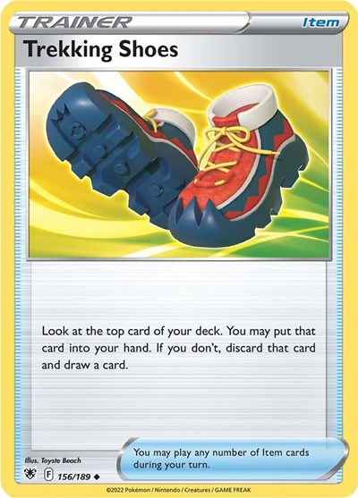 2022 Pokemon: SWSH10: Astral Radiance (SWSH10) - Trekking Shoes (#156/189, Uncommon) (, Near Mint)