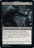 2022 Magic: The Gathering: Commander Legends: Battle for Baldur's Gate (CLB) - Criminal Past (#122, Uncommon) (Foil, Near Mint)