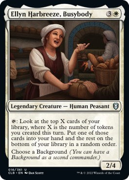 2022 Magic: The Gathering: Commander Legends: Battle for Baldur's Gate (CLB) - Ellyn Harbreeze Busybody (#16, Uncommon) (Foil, Near Mint)
