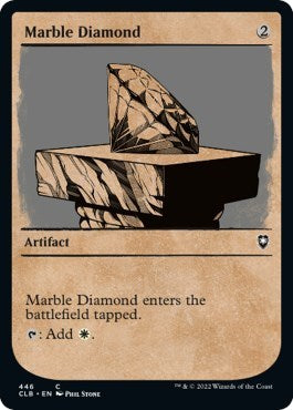 2022 Magic: The Gathering: Commander Legends: Battle for Baldur's Gate (CLB) - Marble Diamond Showcase (#446, Common) (Foil, Near Mint)