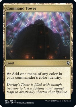 2022 Magic: The Gathering: Commander Legends: Battle for Baldur's Gate (CLB) - Command Tower (#351, Common) (, Near Mint)