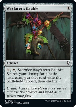 2022 Magic: The Gathering: Commander Legends: Battle for Baldur's Gate (CLB) - Wayfarers Bauble (#344, Common) (, Near Mint)
