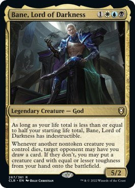 2022 Magic: The Gathering: Commander Legends: Battle for Baldur's Gate (CLB) - Bane Lord of Darkness (#267, Rare) (, Lightly Played)