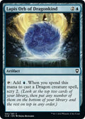 2022 Magic: The Gathering: Commander Legends: Battle for Baldur's Gate (CLB) - Lapis Orb of Dragonkind (#82, Common) (Foil, Near Mint)
