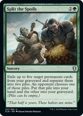 2022 Magic: The Gathering: Commander Legends: Battle for Baldur's Gate (CLB) - Split the Spoils (#257, Uncommon) (Foil, Near Mint)
