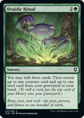 2022 Magic: The Gathering: Commander Legends: Battle for Baldur's Gate (CLB) - Druidic Ritual (#227, Common) (Foil, Near Mint)