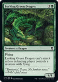 2022 Magic: The Gathering: Commander Legends: Battle for Baldur's Gate (CLB) - Lurking Green Dragon (#239, Common) (Foil, Near Mint)