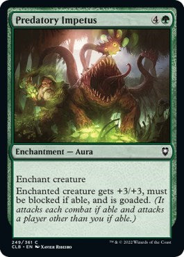 2022 Magic: The Gathering: Commander Legends: Battle for Baldur's Gate (CLB) - Predatory Impetus (#249, Common) (, Lightly Played)
