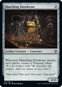 2022 Magic: The Gathering: Commander Legends: Battle for Baldur's Gate (CLB) - Marching Duodrone (#321, Common) (Foil, Near Mint)