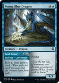 2022 Magic: The Gathering: Commander Legends: Battle for Baldur's Gate (CLB) - Young Blue Dragon (#106, Common) (Foil, Near Mint)