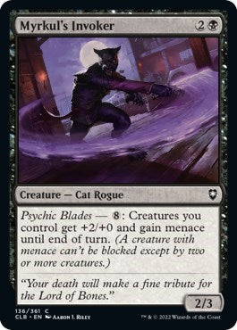 2022 Magic: The Gathering: Commander Legends: Battle for Baldur's Gate (CLB) - Myrkuls Invoker (#136, Common) (Foil, Near Mint)