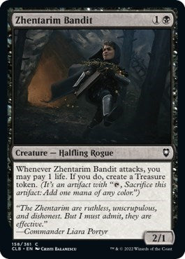 2022 Magic: The Gathering: Commander Legends: Battle for Baldur's Gate (CLB) - Zhentarim Bandit (#158, Common) (Foil, Near Mint)