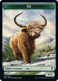 2022 Magic: The Gathering: Commander Legends: Battle for Baldur's Gate (CLB) - Ox Token (#13, T) (, Near Mint)