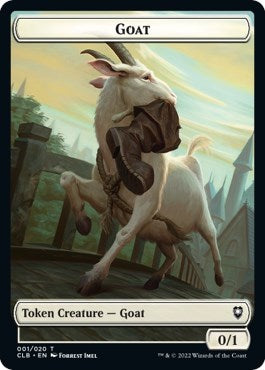 2022 Magic: The Gathering: Commander Legends: Battle for Baldur's Gate (CLB) - Goat Token (#1, T) (, Near Mint)