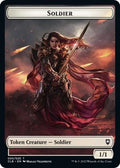 2022 Magic: The Gathering: Commander Legends: Battle for Baldur's Gate (CLB) - Soldier Token (#5, T) (, Near Mint)