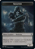2022 Magic: The Gathering: Commander Legends: Battle for Baldur's Gate (CLB) - Skeleton Token (#8, T) (, Near Mint)