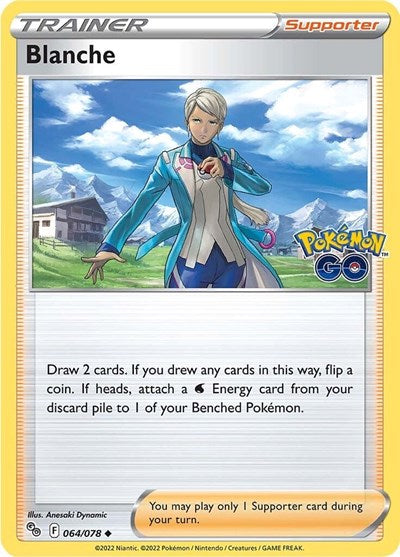 2022 Pokemon: Pokemon GO (PGO) - Blanche (#064/078, Uncommon) (, Near Mint)