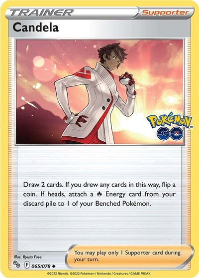 2022 Pokemon: Pokemon GO (PGO) - Candela (#065/078, Uncommon) (, Near Mint)