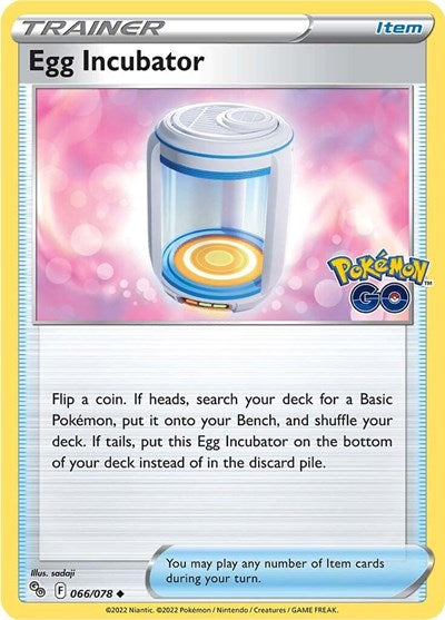 2022 Pokemon: Pokemon GO (PGO) - Egg Incubator (#066/078, Uncommon) (, Near Mint)